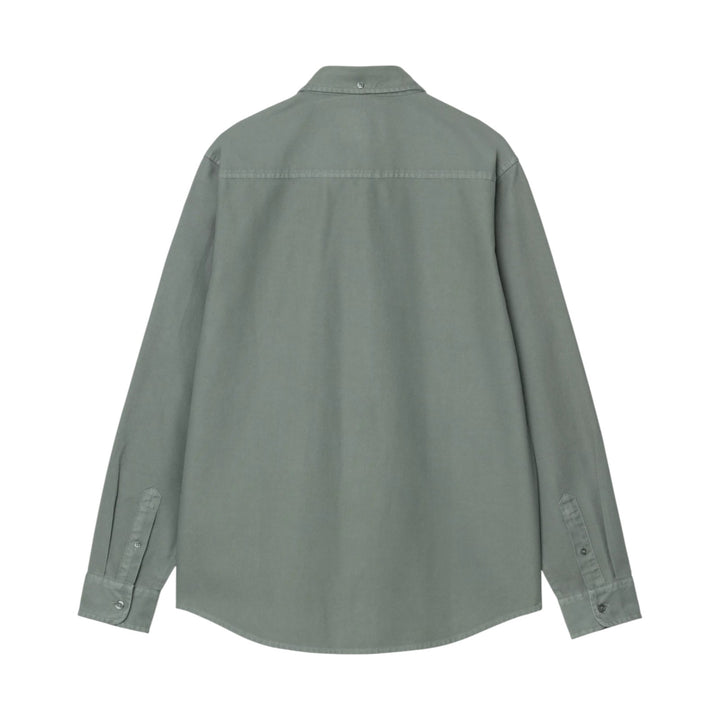 L/S Bolton Shirt Velvet -paita, vihreä