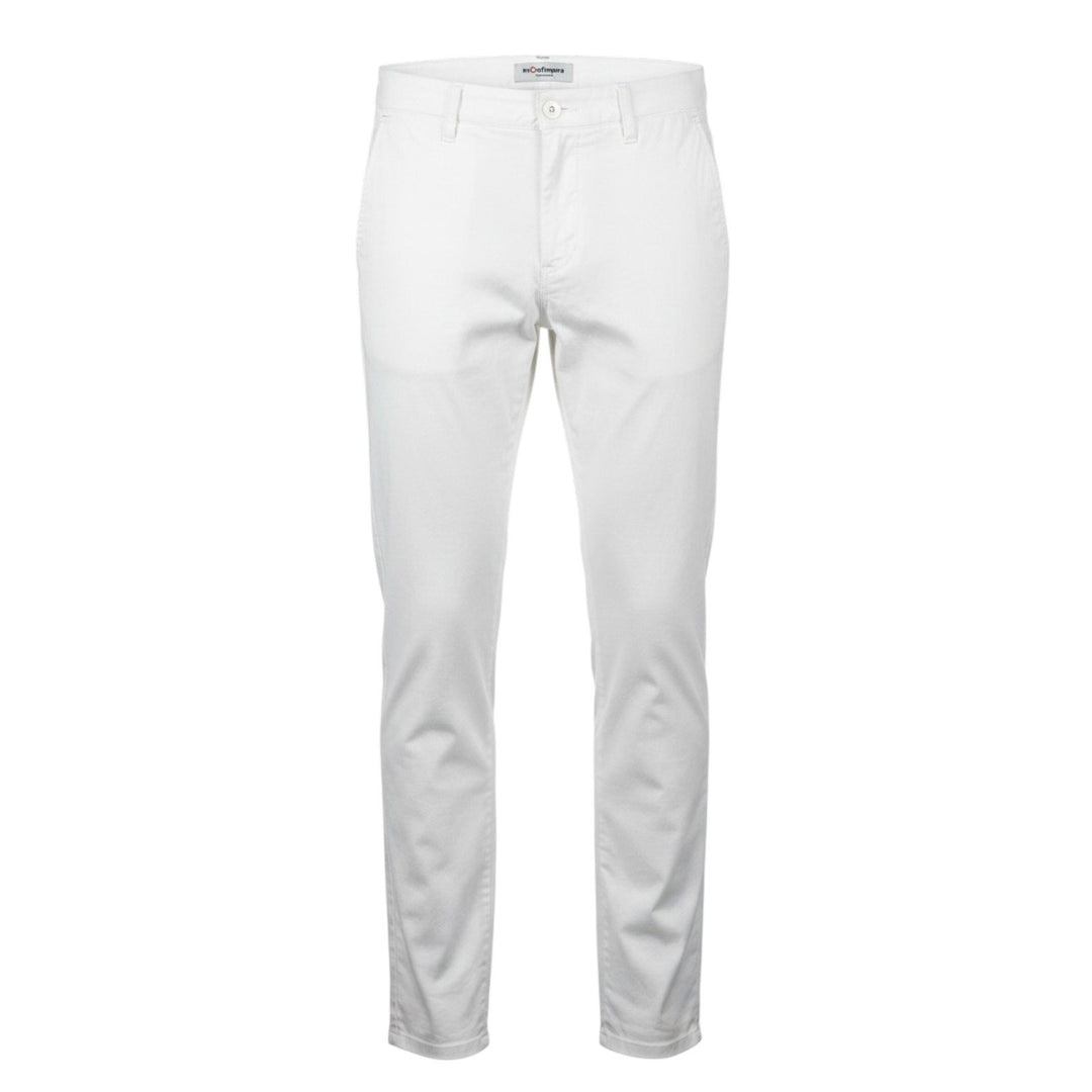 Modfitter Pantalone Carnaby Popeline Off White Bianco - foto 1