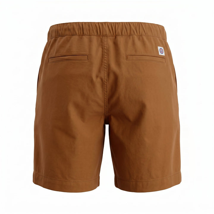 Modfitters SHORT CARDIFF MISTO LINO OLD AUTUMN Marrone - foto 2