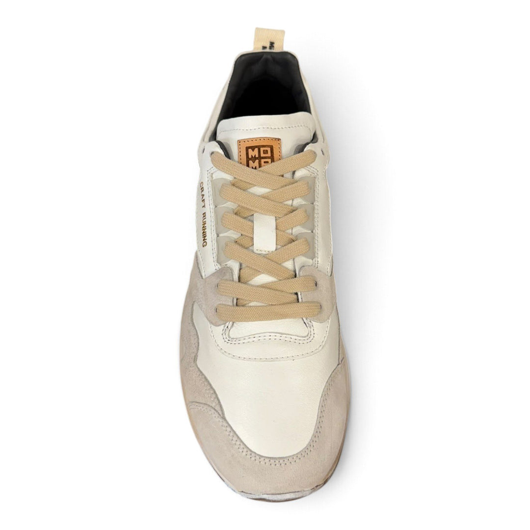 Sneakers Creft in vera pelle bianca Moma