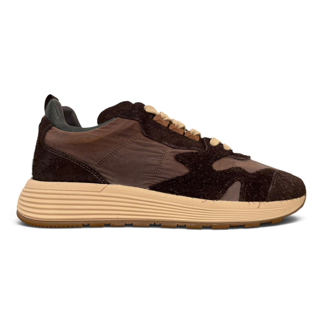 Sneakers Creft in vera pelle marrone Moma