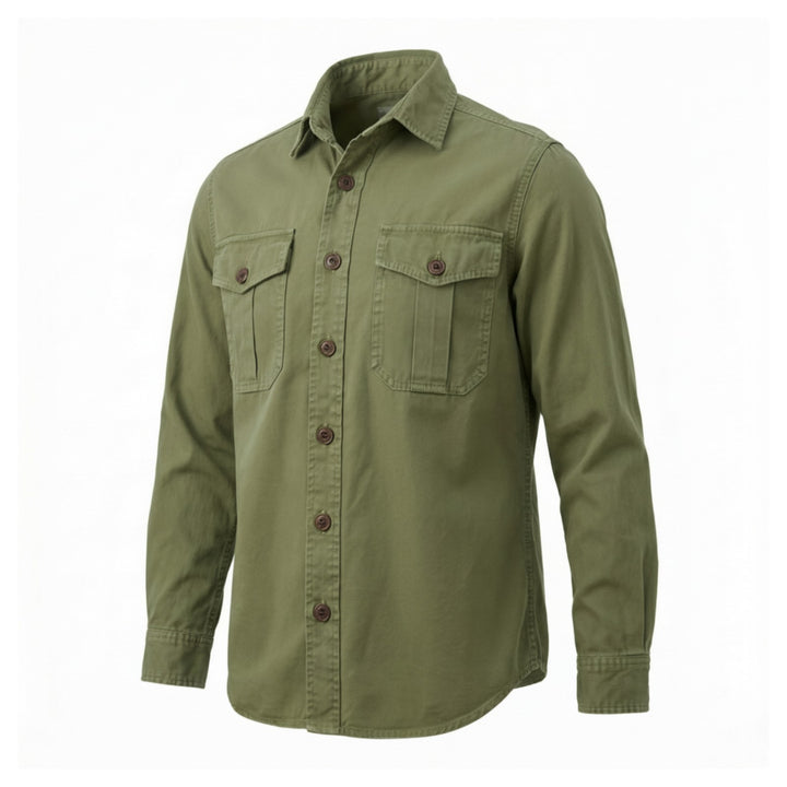 GABARDINE GUIDE SHIRT ALASKA VIHREÄ