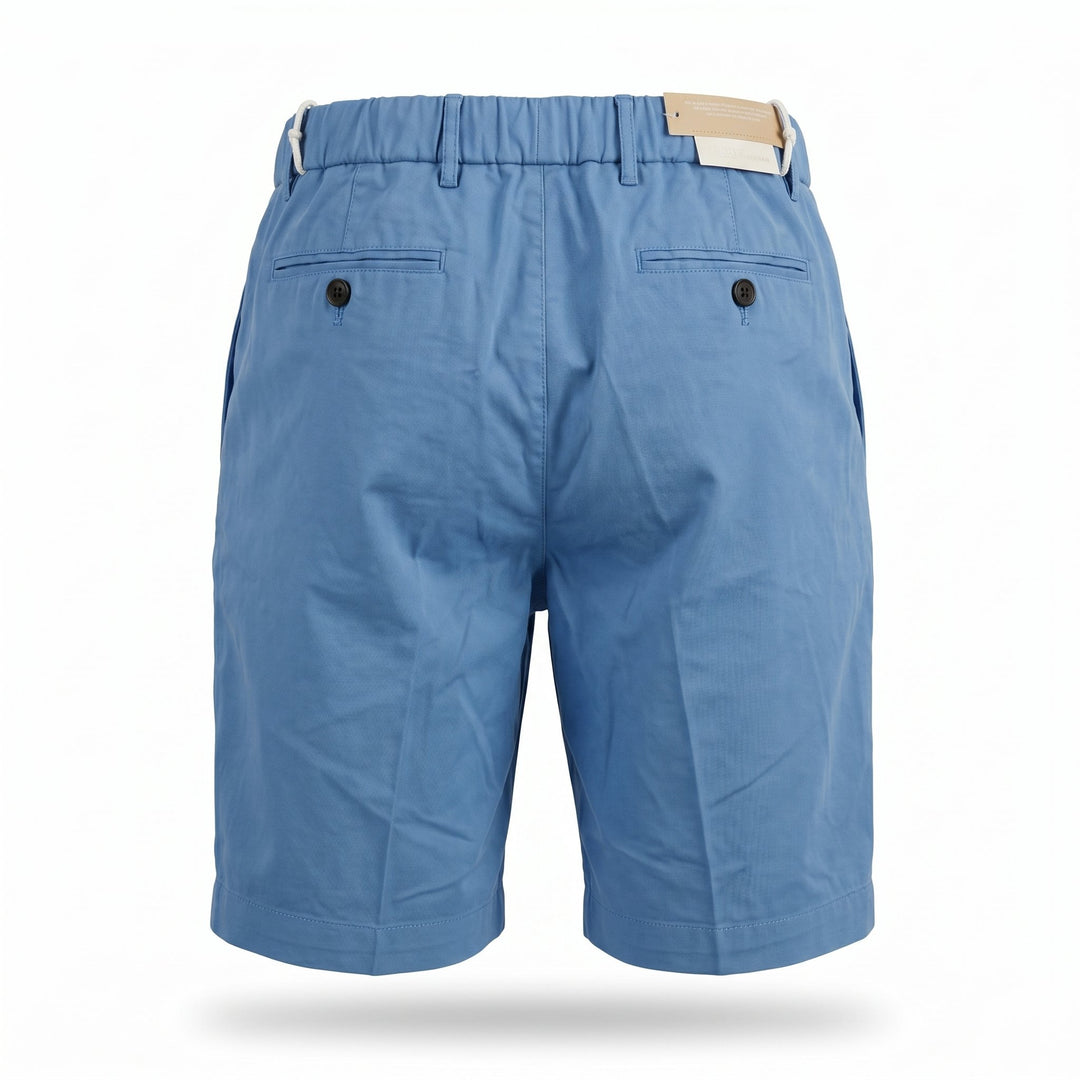 Quattro.Zero BERMUDA TASCA AMERICA UNA PENCIE IN COTONE AZZURRO Blu - foto 3