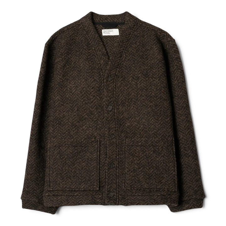 Advance Cardigan Raven Fleece Brown
