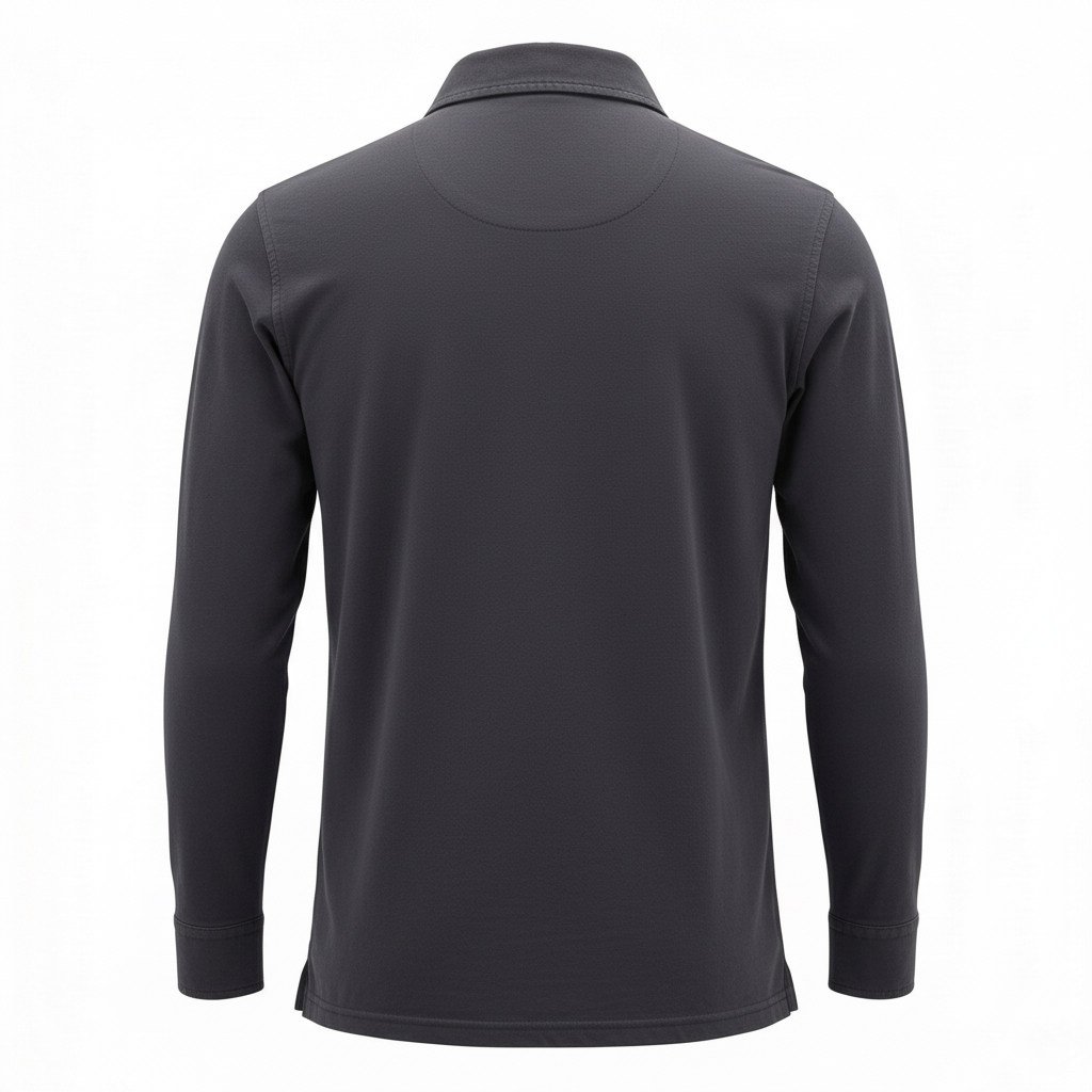 Pitkähihainen Polo York Jersey Navy