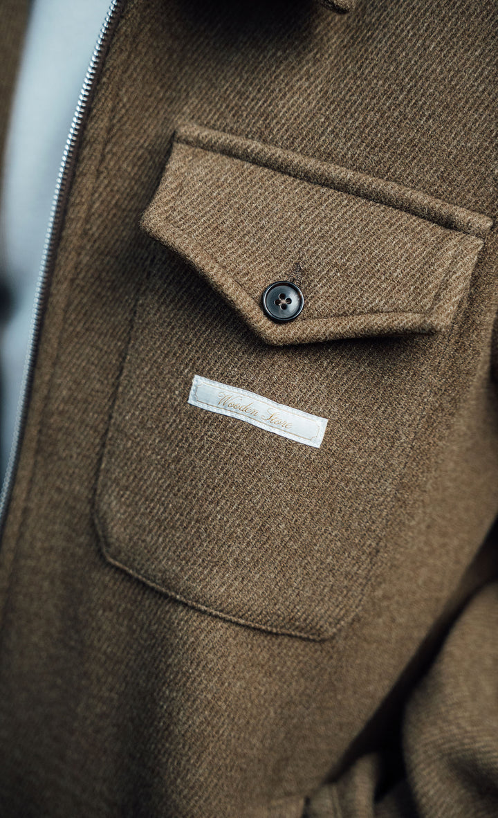 Wooden Giacca Mavignola Khaki Verde - foto 5